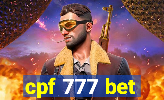 cpf 777 bet